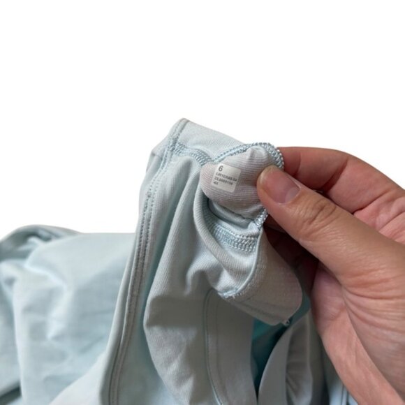 Lululemon Lightweight Tennis Dress Sheer Blue Size 6 - Picture 4 of 5